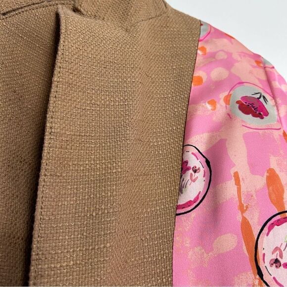 Ellie Mae Karter Cotton Blazer BURNT COCONUT - Picture 11 of 14